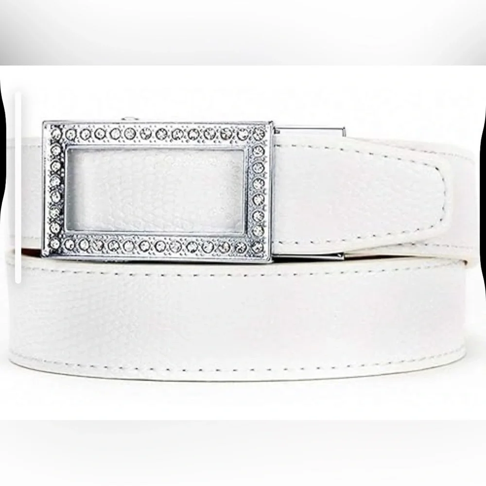 Nexbelt White Rachet Leather Belt - Picture 1 of 9